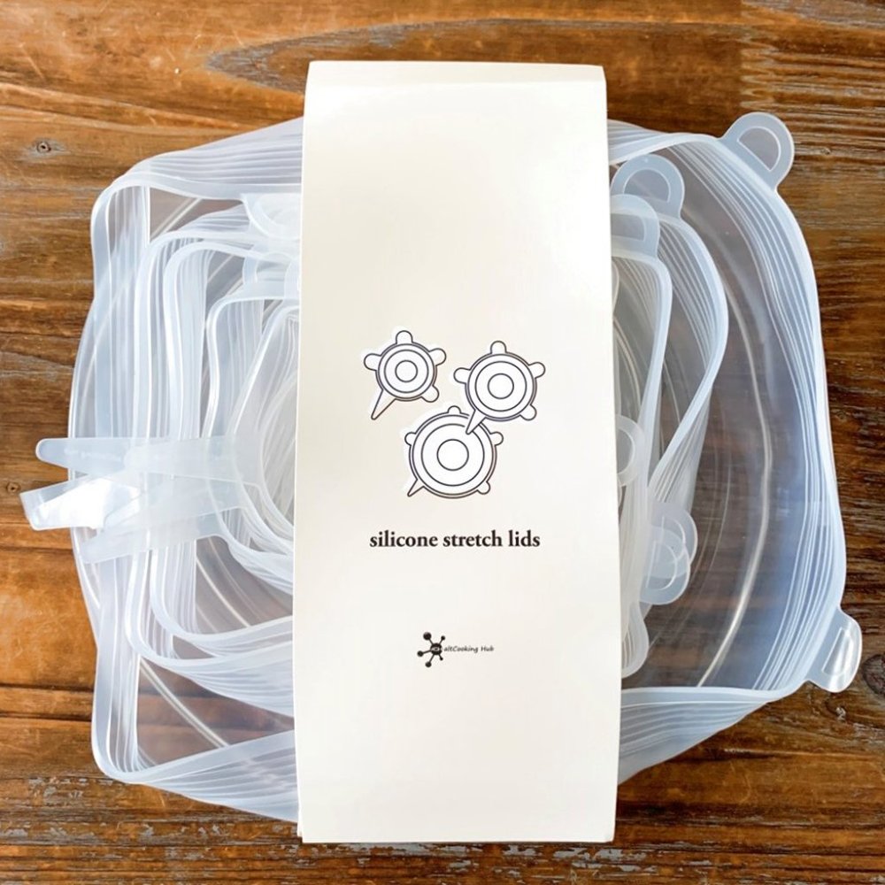 6-Pack Reusable Silicone Stretch Lids
